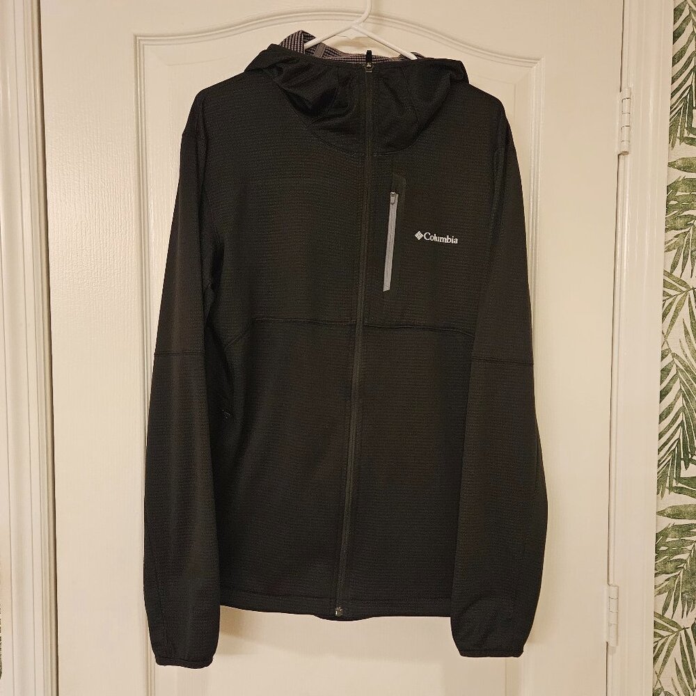 Columbia Jacket w Hood Mens XL Black